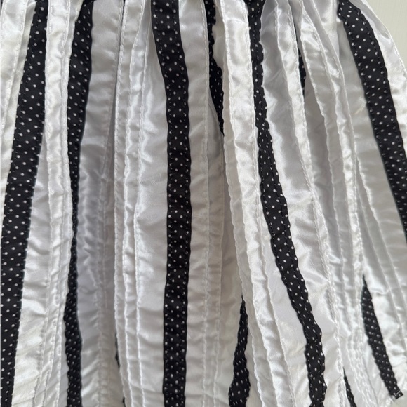 NWOT Jona Michelle 3T Girls Black and White Stripe Formal Sleeveless Dress - Picture 3 of 6